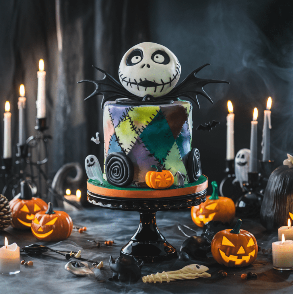 nightmare before christmas cake )