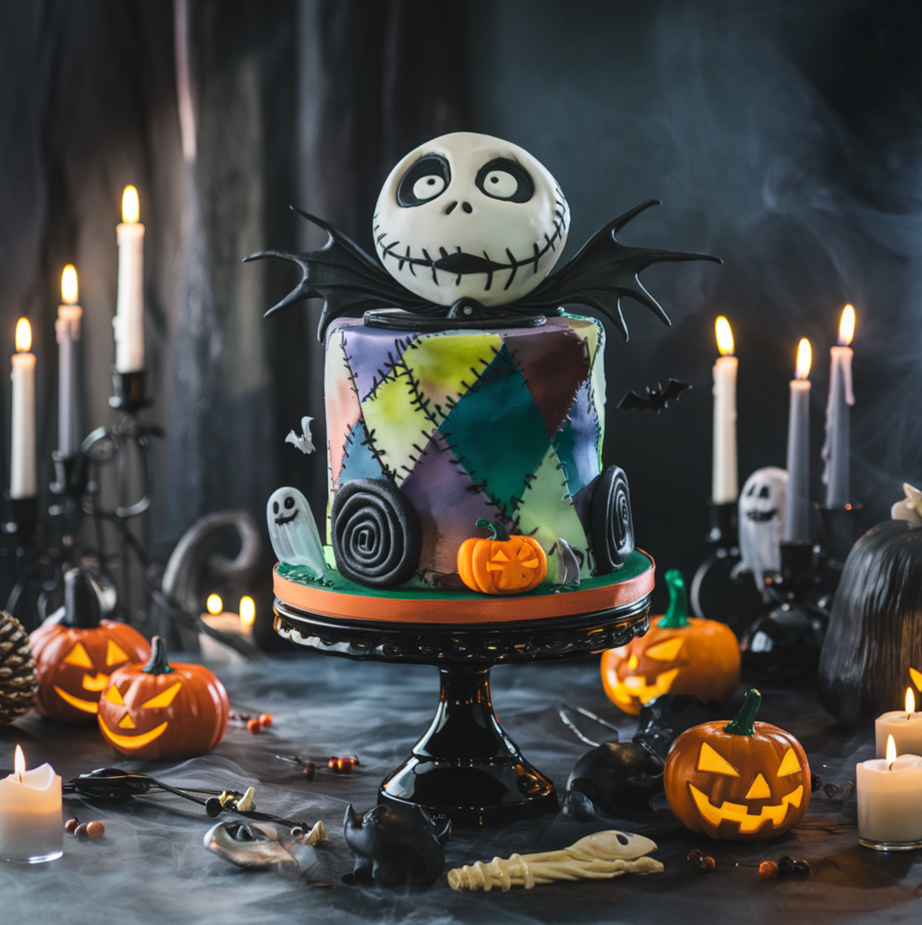 nightmare before christmas cake )