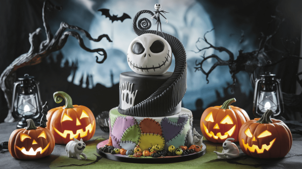 nightmare before christmas cake )