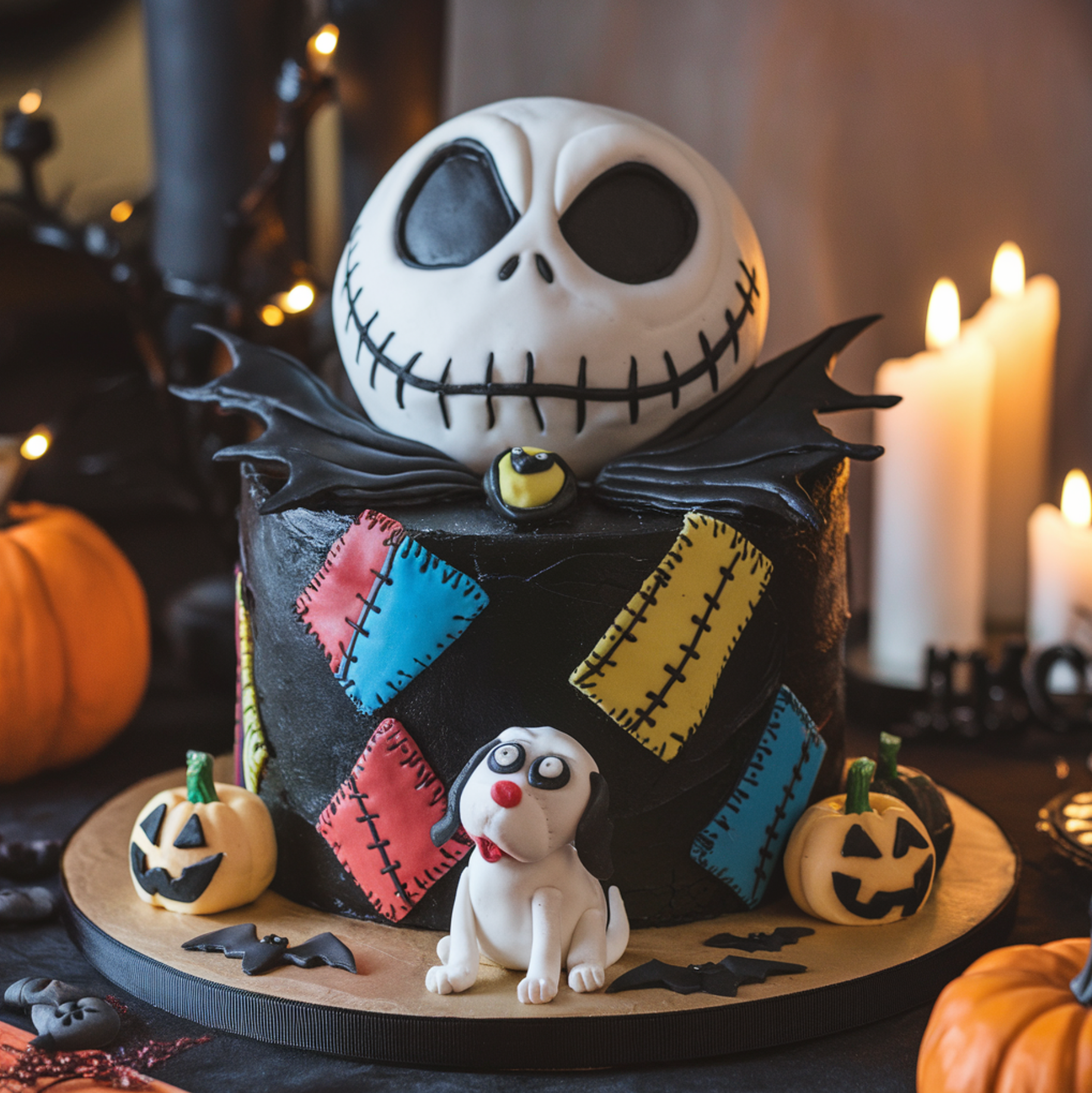 a nightmare before christmas cake