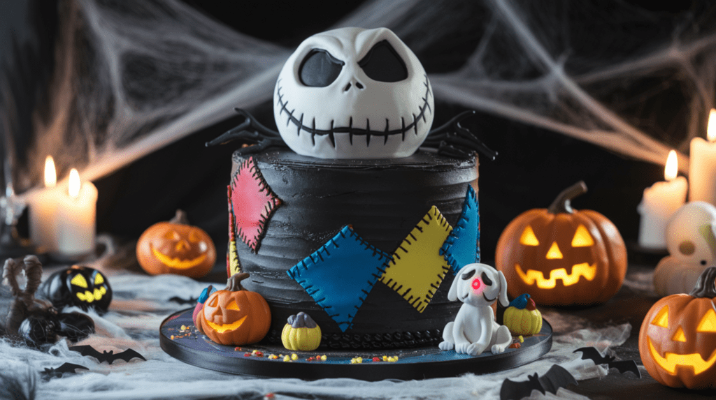 a nightmare before christmas cake