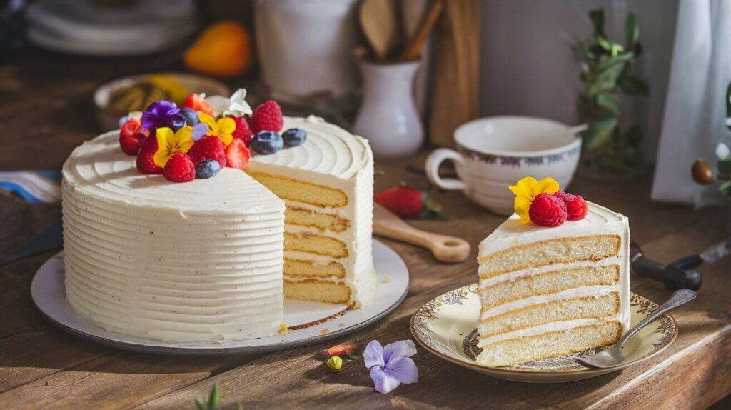 Vanilla Cake Recipe (6)