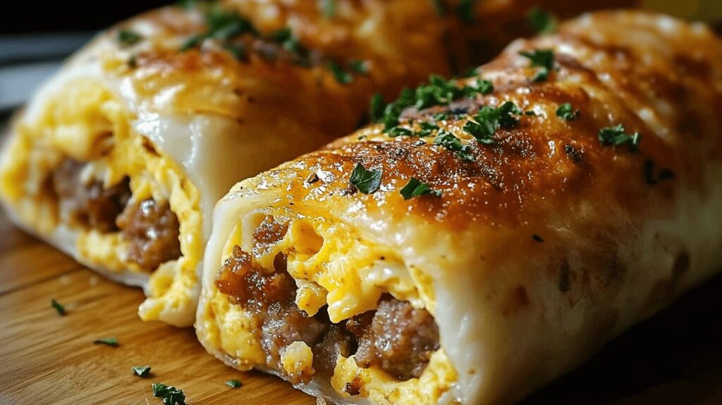 Sausage and Egg Roll Ups