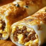 sausage egg and cheese breakfast roll-ups