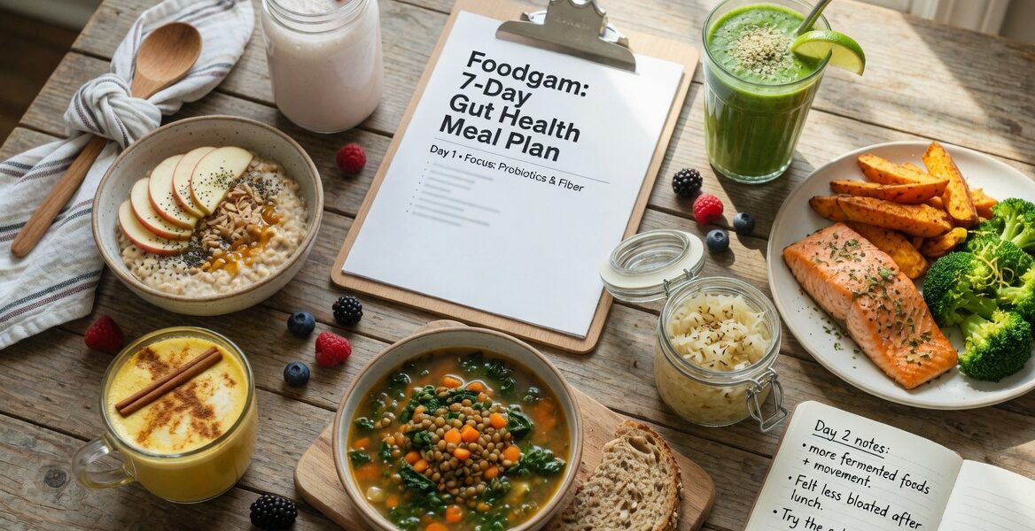Nourish from Within: The Foodgam 7-Day Gut Health Meal Plan